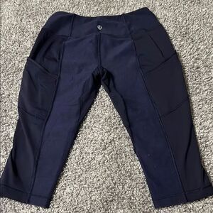 Lululemon Navy Cropped Leggings